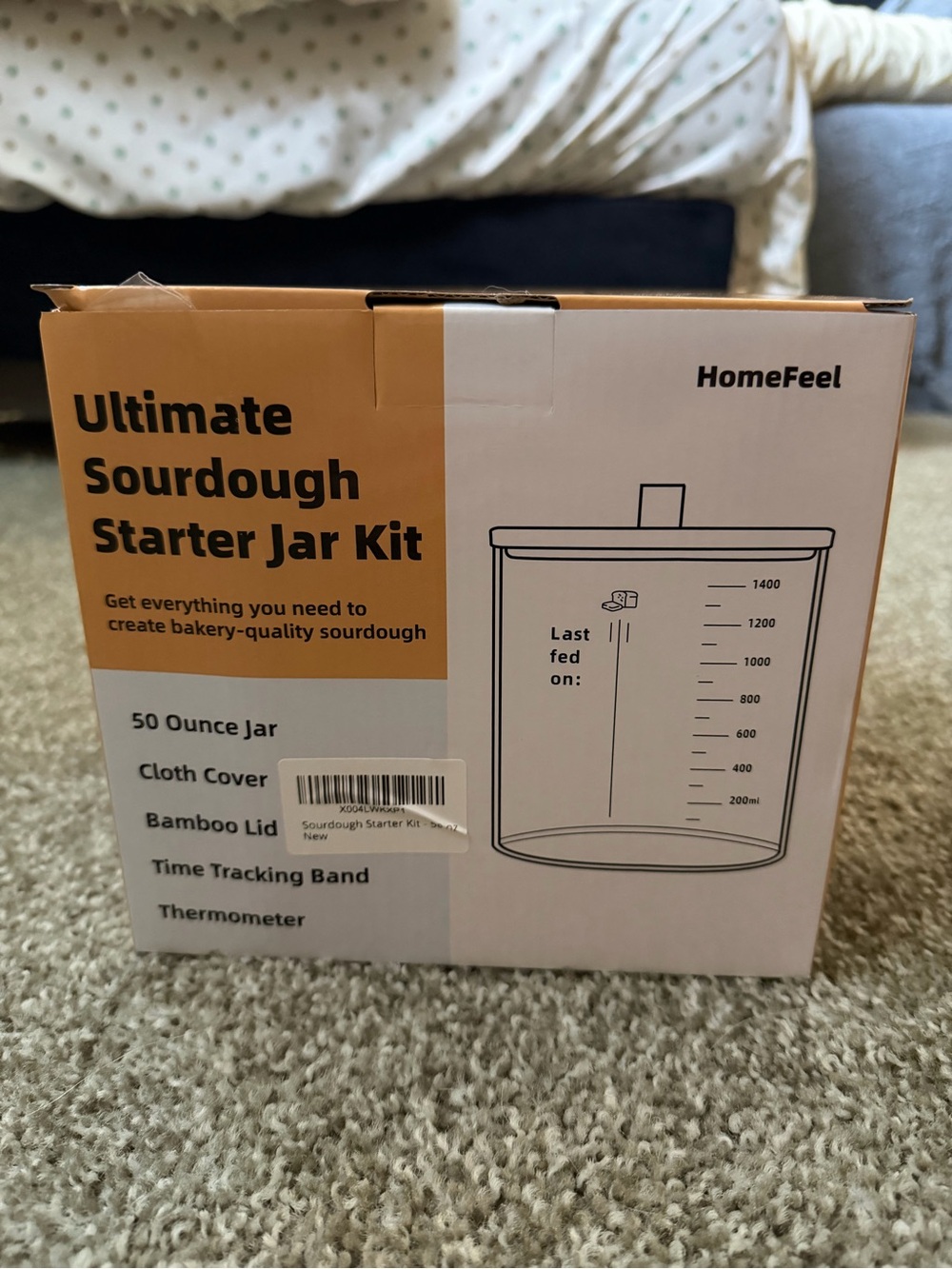 HomeFeel Ultimate Sourdough Starter Jar Kit